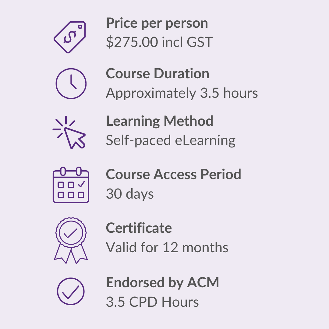 Bereavement Care after Pregnancy, Infant & Child Loss eLearning (Single Enrolment)